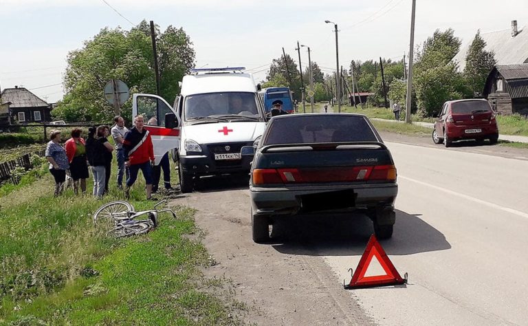 Юный велосипедист попал под машину в Беловском районе