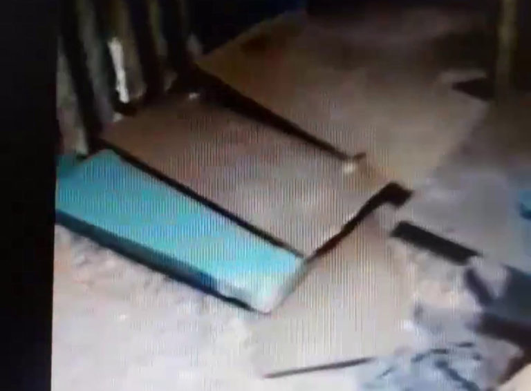 Появилось видео последствий взрыва пожарной части в Белово
